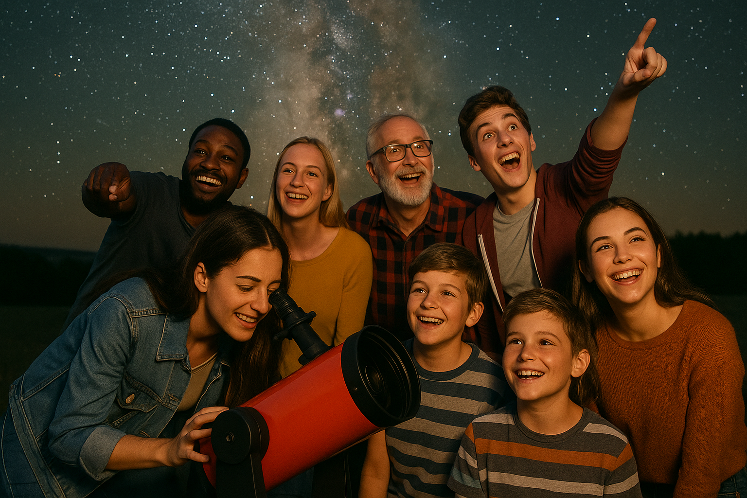 Noche de estrellas y descubrimientos